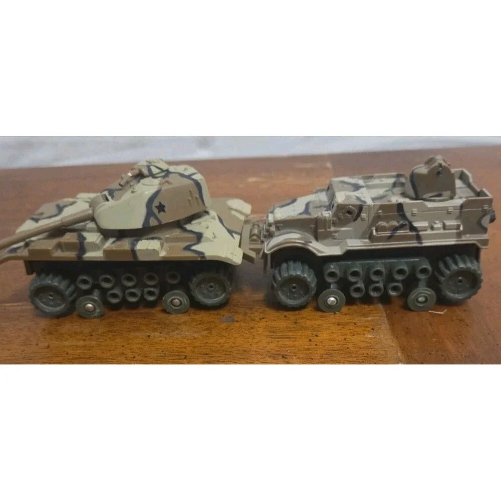 Schaper Stomper 4x4 Mobile Force Tanks Half-Tracks Not Work For Parts 1980s Vntg